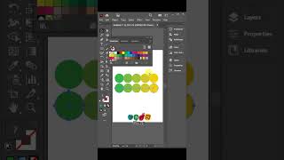 Quick way to create Color Palette in illustration #trendingshorts #shortsfeed