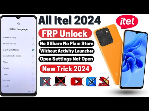 All Itel FRP Bypass /Unlock - Without Pc 2024 - Simple Method no apk no xshare | Android 11/12/13