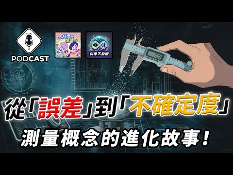 【Podcast】科學不設限EP01-從「誤差」到「不確定度」：測量概念的進化故事！