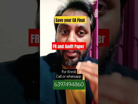 CA final Financial Reporting and Audit paper Crack Nov 24 exam #cafinal #icaiexam #caexam #examca