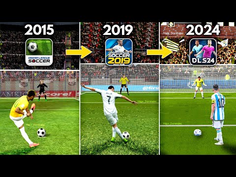 EVOLUTION OF PENALTY KICKS IN DREAM LEAGUE SOCCER (DLS 15 - DLS 24)