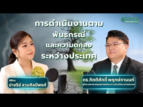 DCCE Insider ตอน 10 | การดำเนินงานตามพันธกรณีและความตกลงระหว่างประเทศ