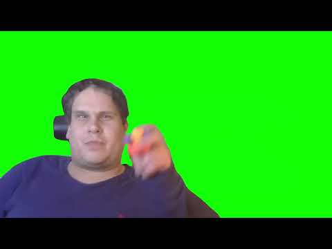 Captain Alex rolling into the room (Green Screen)