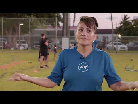 ADT Volunteers with the Marlins Youth Academy