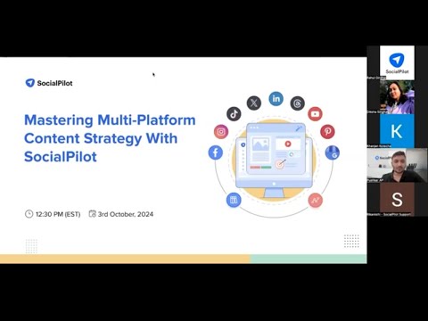 Master Multi-Platform Content Strategy with SocialPilot | SocialPilot Webinar