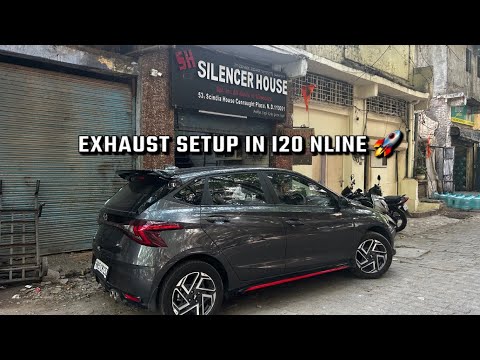 Catback exhaust setup in i20 nline 2024 || sound and price ?