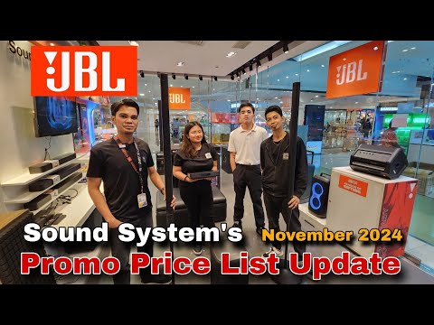 JBL Sound System's Promo Price List Update November 2024, PartyBox, Microphone, Headphones