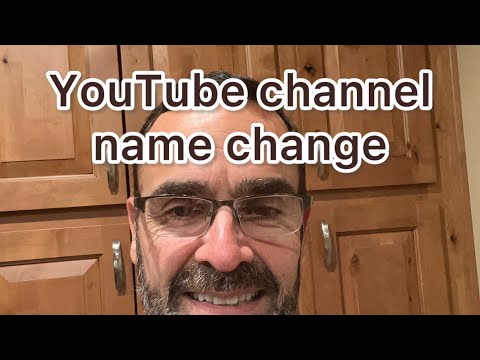 Announcement! 📣 YouTube channel name change.