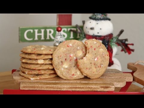 White Chocolate Peppermint Cookies | 12 Days of Xmas Baking | sweetco0kiepie