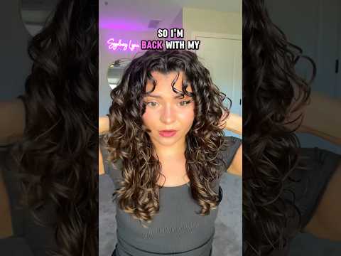 Trying out one of my followers curly hair routines! #curlyhairdontcare #curlyhaircare #bouncecurl