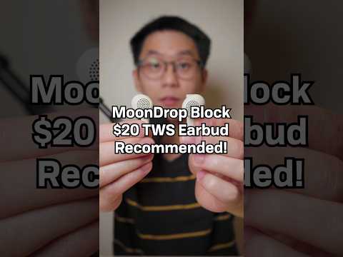 $20 TWS Flathead Earbuds Are Here And They're Good! MoonDrop Block Review in a Minute #headphones