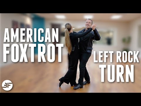 How to Dance Social Foxtrot for Beginners (2) | Left Rock Turn