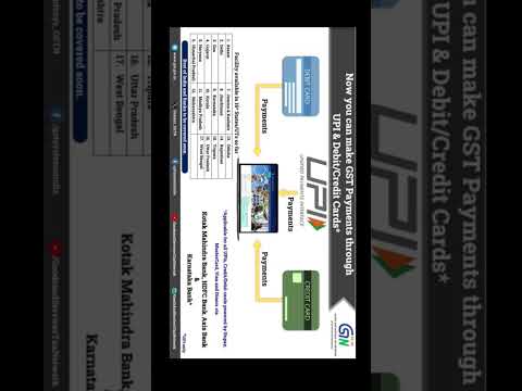 GST payment through UPI payment