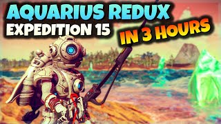 NMS Aquarius Redux Expedition 15 In 3 HOURS - Full Guide | No Man's Sky