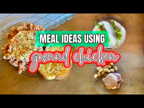 3 Tasty Ground Chicken Dinners | EASY FAMILY DINNERS | What's for Dinner | MEL COOP