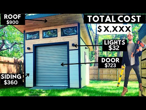 Shed Cost Breakdown (How Much Does it Cost to Build a Modern Shed)