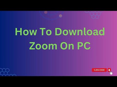 How To Download Zoom On PC