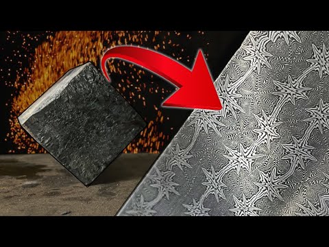 Making a Mosaic Damascus Shooting Star Pattern pt2