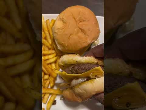 @therealTSMrapper. #easyfoodtomakeathome #cookingonabudget #budget #burger #fries #cheeseburger