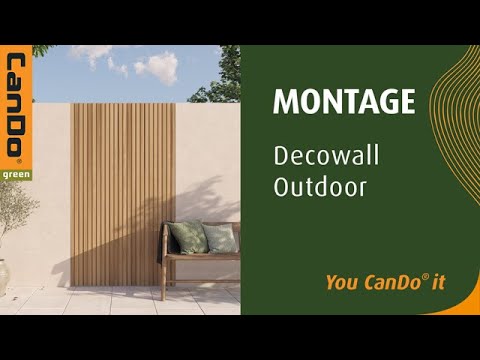 CanDo green Decowall Outdoor - lattenwand voor buiten - montagevideo