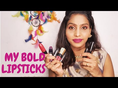 MY BOLD LIPSTICKS COLLECTION/ My Gorgeous Ways/Megha Sutar.