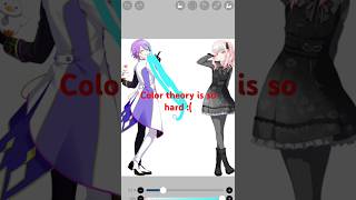 color theory is hard 😔 #プロセカ #projectsekai #projectsekaicolorfulstage #prosekai #proseka #puroseka