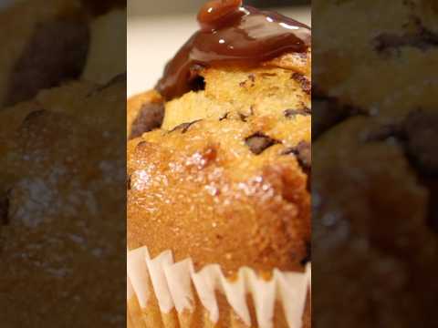 Chocolate chip muffin recipe #baking