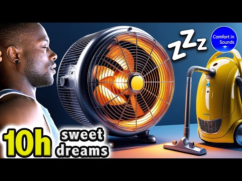 FALL ASLEEP INSTANTLY with THIS White Noise | Vacuum ASMR & Deep Heater Sound to Sleep or Study