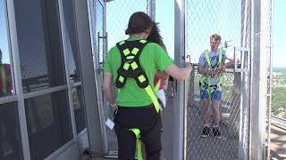 Walk on the edge of the Tallinn TV Tower, 175 m from the ground!