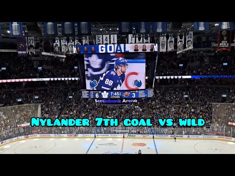 William Nylander 7th Goal Vs Minnesota Wild October 14th 2023