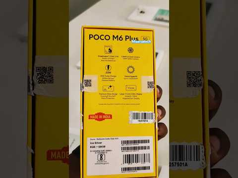 Poco M6 plus Snapdragon 4 Gen 2 powerful attractive 108 mp camera premium glass design #viralvideo