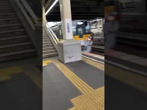 新倉敷駅を謎の列車が通過