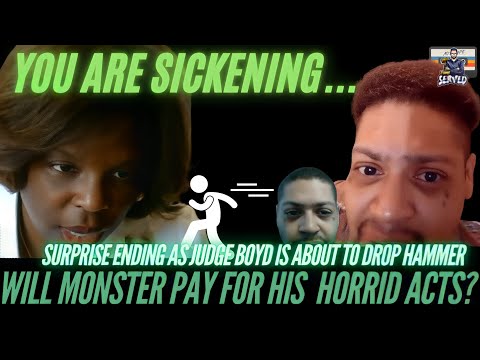 Shocking Twist: Judge Boyd's Attempt To Sentence Horrific Monster Takes Unexpected Turn! | RETRO