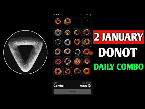 Donot Daily Combo 2 January | Donot Daily Combo Today | Daily Combo Donot | Donot 2 January