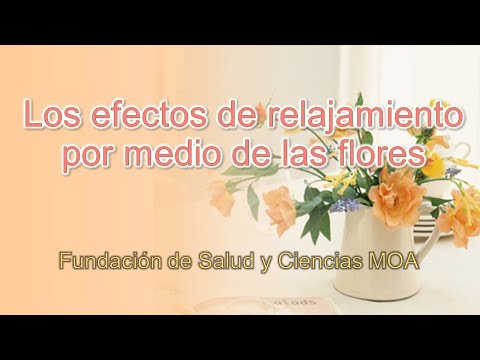 Los efectos de relajamiento por medio de las flores