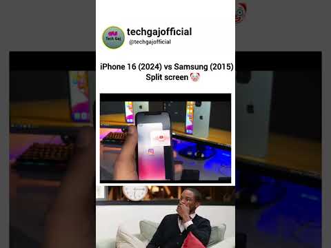 iPhone 16 (2024) vs Samsung (2015) 🤣
