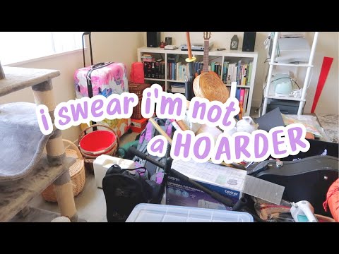 decluttering my covid hobby hoard | what my decluttering process looks like (spoiler: it's messy)