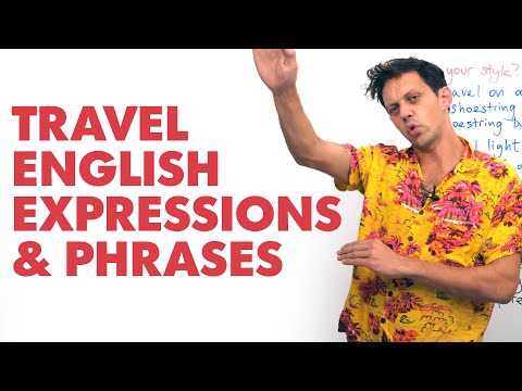 Learn TRAVEL ENGLISH Phrases & Expressions