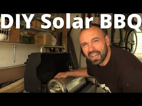 DIY Solar BBQ Prototype with a Solar Cooker heart!