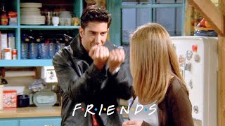 Ross Gives Rachel the Finger | Friends