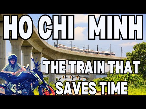 Riding My Motorcycle Along Ho Chi Minh City's Sky Train: A Stunning Ride! (S1E3)