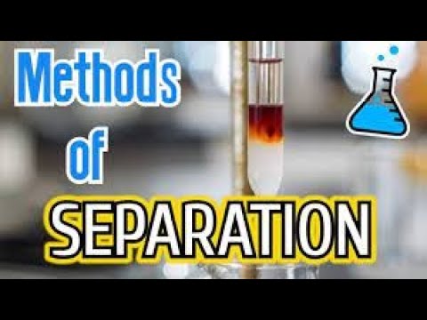 SEPARATION METHODS OF MIXTURE