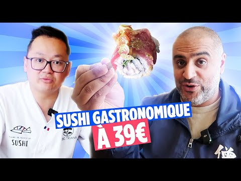 UN SUSHI GASTRONOMIQUE A 39€