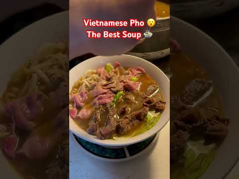 Easy Recipe Vietnamese Beef Pho Noodles Soup! 😋 #vietnamesepho #souprecipe