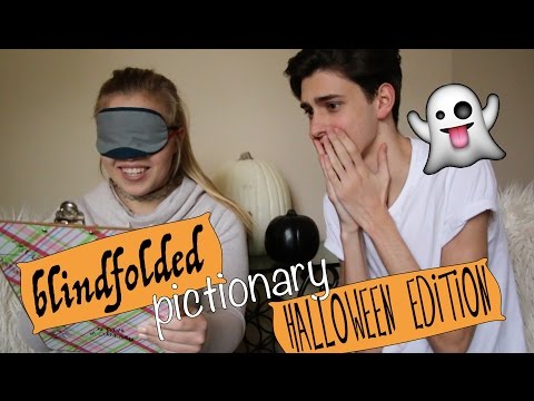 BLINDFOLDED PICTIONARY | Halloween Edition