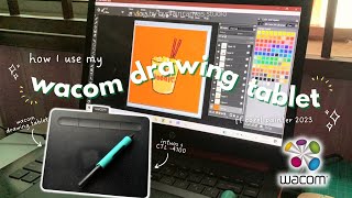 how I use my Wacom drawing tablet | digital art ✍️✨