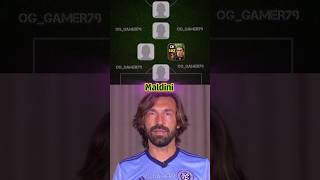 Andrea Pirlo Picked His 5-A-SIDE Team 😱🔥#efootball2024 #efootball2023 #efootball