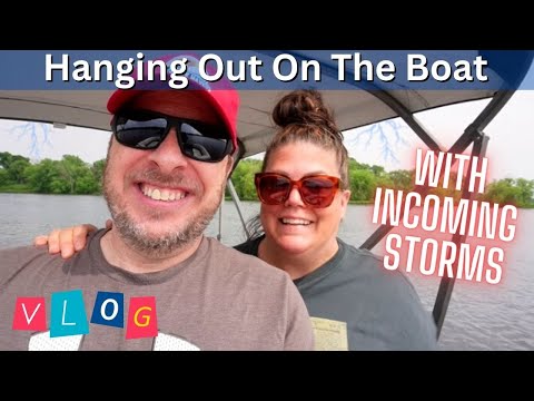 Boating On Castle Rock Lake With Storms Approaching 🌩