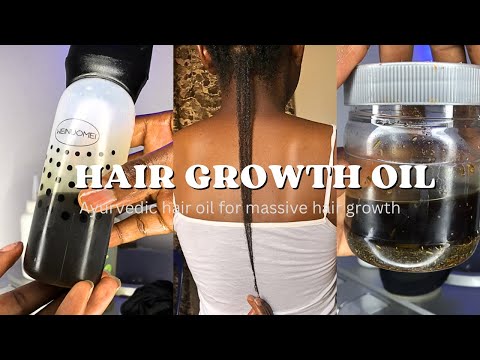 HOW TO make Ayurvedic Hair Growth Oil for Insane Hair Growth: The best oil for hair growth oil