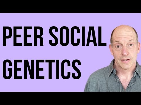 Peer Social Genetic Effects: Hang Out With Good People